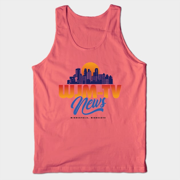 WJM-TV Minneapolis Tank Top by MindsparkCreative